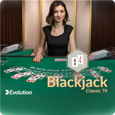 Stół Blackjack Classic 70 od Evolution.